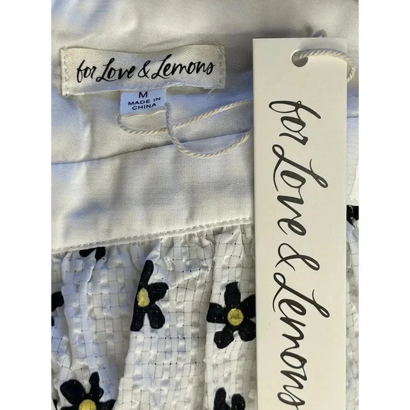 For Love & Lemons Connie Mini Dress size M NWT - Picture 7 of 11